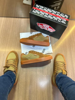 Tênis Masculino Moda Vans Chukka Push 38 Ao 43 Caramelo na internet