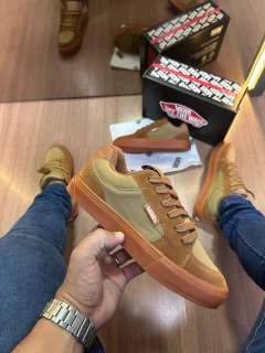 Tênis Masculino Moda Vans Chukka Push 38 Ao 43 Caramelo - comprar online