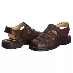 Sandália Masculina Comfort Pelica Couro 3602 - netpizante
