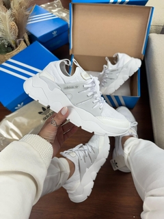Tênis Modelo adidas Unissex Knit Meia-Branco na internet