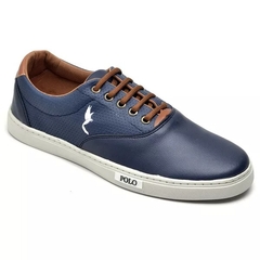 Sapatênis Modelo Polo Masculino 37 ao 44 -Azul - netpizante