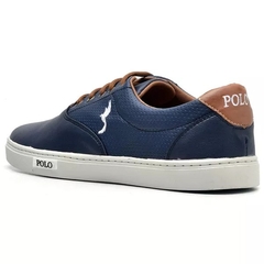 Sapatênis Modelo Polo Masculino 37 ao 44 -Azul - loja online