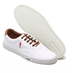 Sapatênis Modelo Polo Masculino 37 ao 44 -Branco na internet