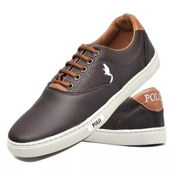 Sapatênis Modelo Polo Masculino 37 ao 44 -Marrom - comprar online