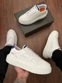 Tênis Masculino Moda Boss França Couro Legitimo - comprar online