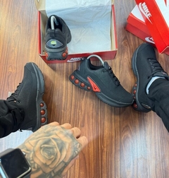 Tênis Modelo Air Max DN Preto Laranja 38 ao 43 - netpizante