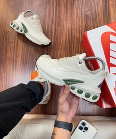 Tênis Modelo Air Max DN Branco verde 38 ao 43 - netpizante