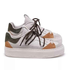 Tênis Feminino Via G-Stock Fusion Couro Legítimo, Super leve na internet