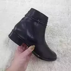 Bota Feminina Tamanho Grande 40 ao 43 Salto Baixo Couro Legitimo - comprar online