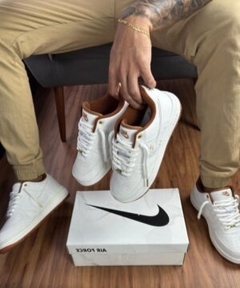 Tênis Modelo Air Force Branco Látex Premium 38 ao 43 na internet