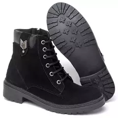 Bota Feminina Coturno Via Blu Plataforma
