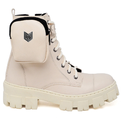 Bota Coturno Feminina Tratorada Cano Curto Via Blu - netpizante