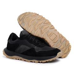 Tênis Masculino G-stock Titanium Couro Legitimo 37 ao 44 Preto - loja online