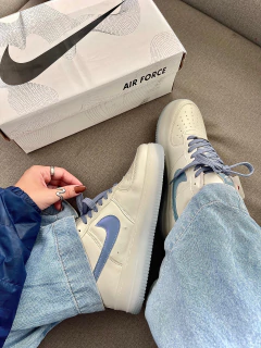 Tênis Feminino Air Force F1 Linha luxo 34 ao 39 - Off Azul na internet