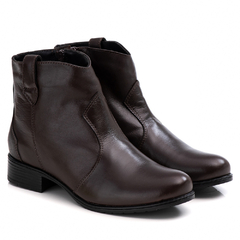Bota Feminina Moda Inverno Couro Moda Inverno - netpizante