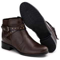 Bota Feminina Via Ranster Cano Baixo Couro Legitimo 33 ao 40 - comprar online