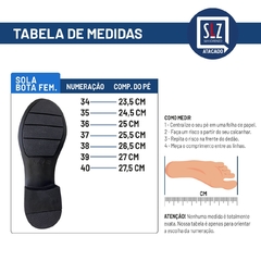 Bota Coturno Feminina Slz Cano Médio De Amarrar 6011 - Marrom Coleção Inverno - netpizante