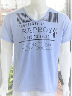 Camisa Gola v Lisa Flame Masculino Adulto RapBoy