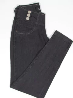 Calça Jeans Feminina Aion Cigarrete Ly Cós Médio Com passante Alto - comprar online