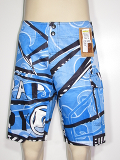 Bermuda Masculina Surfista Cós Sublimada Rap Boy Secagem Rápida