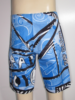 Bermuda Masculina Surfista Cós Sublimada Rap Boy Secagem Rápida - loja online