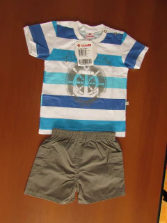 Conjunto Camisa Manga Curta Menino Brandili Infantil na internet