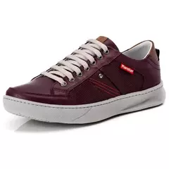 Sapatênis Masculino Couro Especial Solado Costurado - comprar online