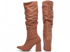 Bota Franzida Feminina Cano Longo Torricella Salto Bloco