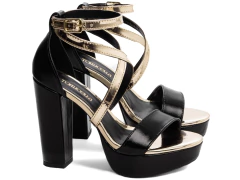 Sandália Alta Meia Pata Feminina - netpizante