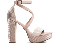 Imagem do Sandália Meia Pata Feminina Salto Alto