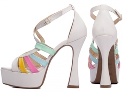 Sandália Meia Pata Feminina Salto Taça 13 cm Torricella - comprar online
