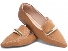 Sapatilha Torricella Feminina Bico Scarpin-Caramelo