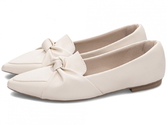 Sapatilha Mocassim Feminino Bico Fino Branco na internet