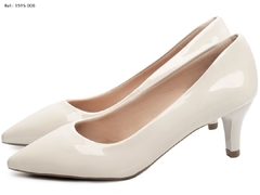 Sapato Scarpin Torricella Salto Fino Baixo Verniz Off White na internet