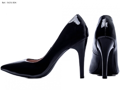 Sapato Scarpin Salto Fino Torricella preto Verniz - netpizante