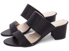 Sandália Tamanco Feminino Salto Grosso na internet