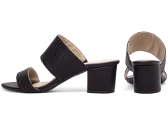 Sandália Tamanco Feminino Salto Grosso - comprar online