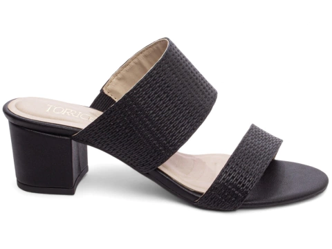 Sandália Tamanco Feminino Salto Grosso