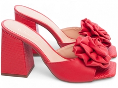Sandália Tamanco Feminino Torricella Vermelho - netpizante