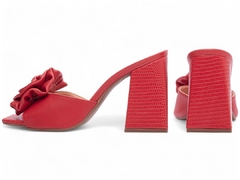 Sandália Tamanco Feminino Torricella Vermelho - comprar online