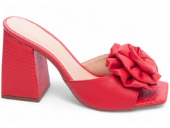 Sandália Tamanco Feminino Torricella Vermelho