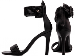 Sandália Social Feminina Torricella Salto Fino Alto Preto - comprar online