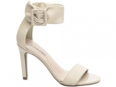 Sandália Social Feminina Torricella Salto Fino Alto Off White