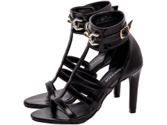Imagem do Sandália Torricella Elegante Salto Fino Preto Lançamento