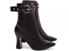 Bota Bico Fino Cano Médio Feminina Moda Inverno - netpizante