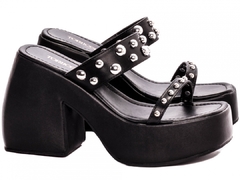 Tamanco Torricella Anabela Feminino Salto Alto Plataforma-Preto - comprar online