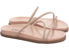 Sandália Feminina Papete Birken Strass - loja online