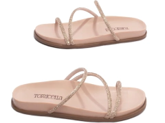 Sandália Feminina Papete Birken Strass - comprar online