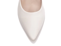 Sapato Scarpin Torricella Salto Médio Off White - loja online