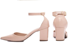 Sapato Scarpin Torricella Salto Grosso Casual